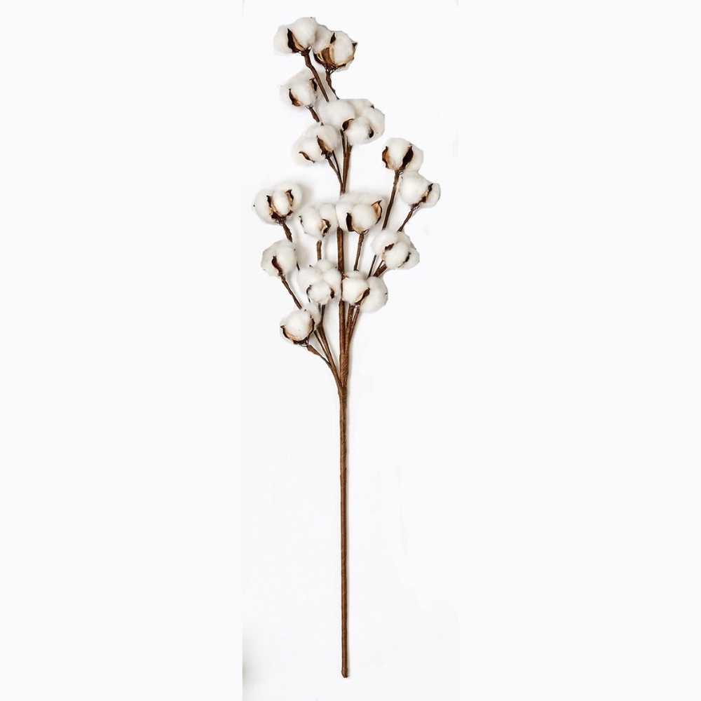 NWOT Bundle Of 19 Gracie Oaks 30" Faux Cotton Sprays Stems!